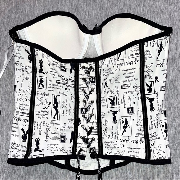 SOLD Playboy Intimates Corset Top - Picture 2 of 5